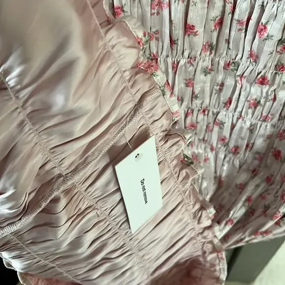 NWT $128 RUMORED Marionette midi dress / candied carnation S - Picture 14 of 14